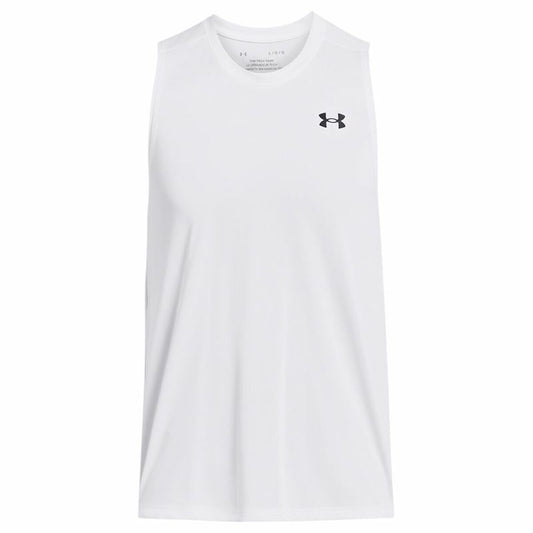 Men's Sleeveless T-shirt Under Armour Tech Tank White-0