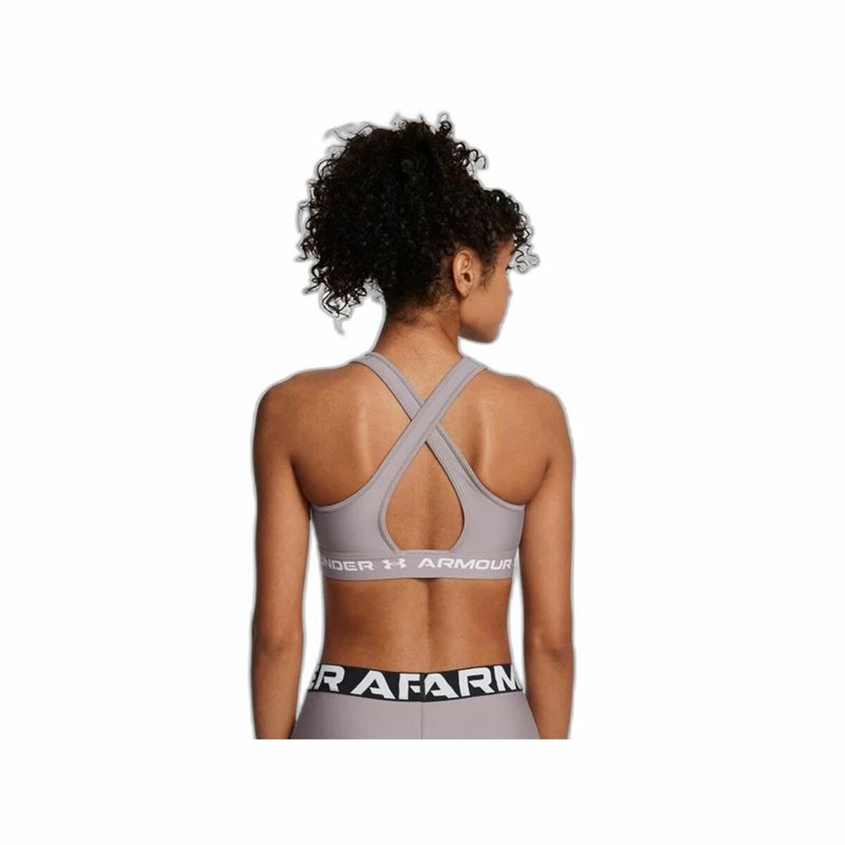 Sports Bra Under Armour CroSSback Mid Grey-3