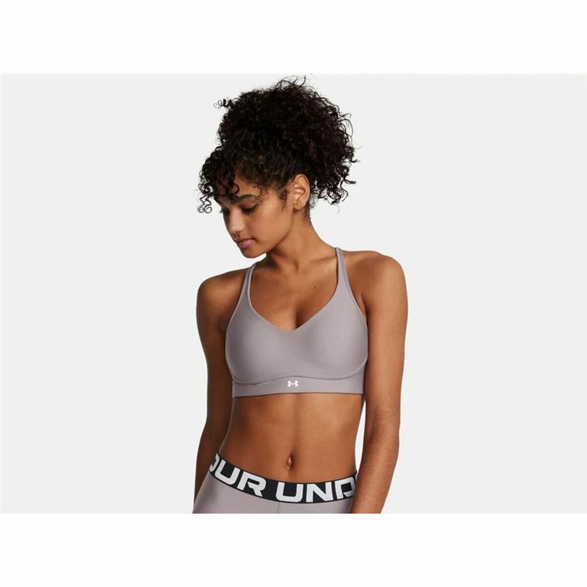 Sports Bra Under Armour Infinity Hig Grey-4