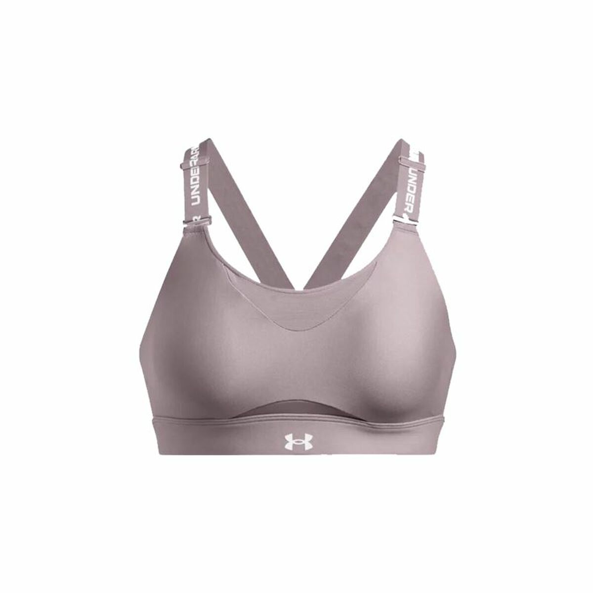 Sports Bra Under Armour Infinity High Brown-0