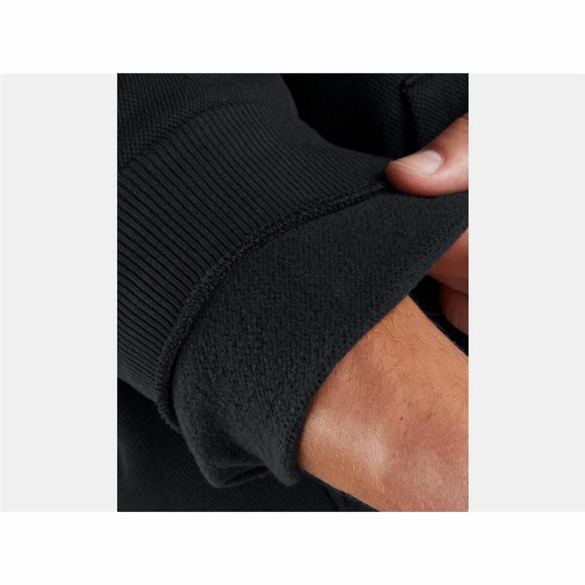 Men’s Hoodie Under Armour Rival Flc Txtr Black-1