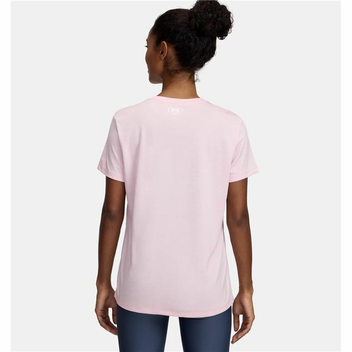 Men’s Short Sleeve T-Shirt Under Armour Tech Pink-2