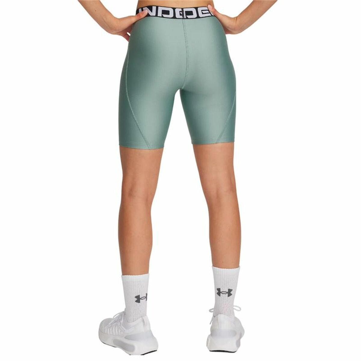 Sports Leggings for Men Under Armour Hg 8In Fitness-1