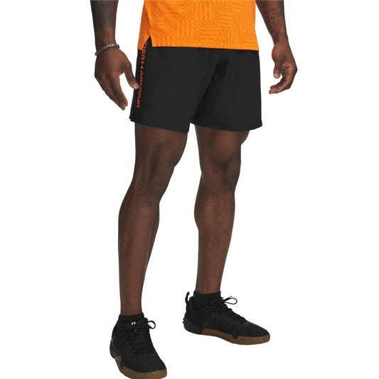 Men's Sports Shorts Under Armour Tech Black Fitness-0