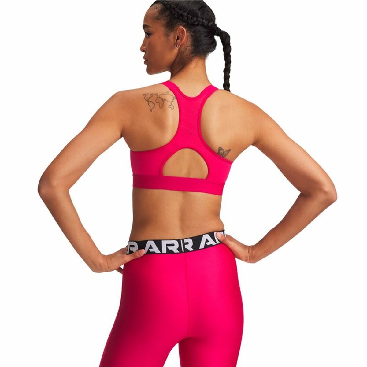 Sports Bra Under Armour Fuchsia-2