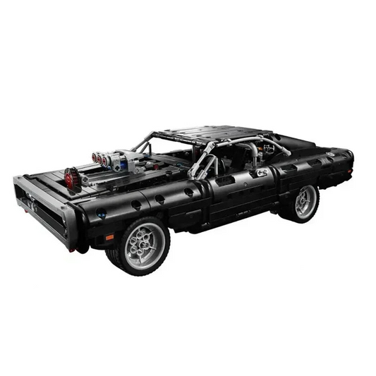 1077PCS Racing Car Building Blocks Set – Mechanical Series Educational Toy (Black Car)-0