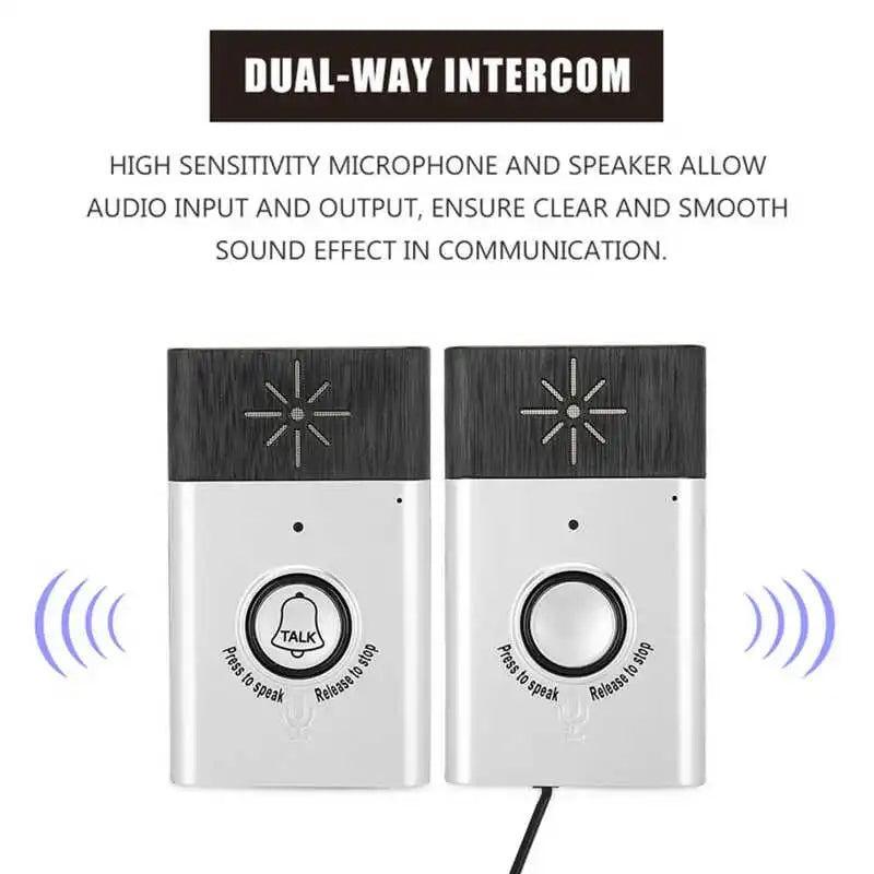 NNEOBA 2-Way Voice Intercom Wireless Doorbell System-4