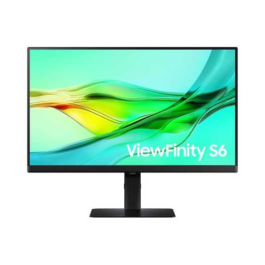 SAMSUNG IPS 100Hz monitor 24" S60UD, 2560x1440, 16_9, 350cd/m2, 5ms, DisplayPort/HDMI/3xUSB/USB-C/LAN, Pivot (LS24D600UAUXEN)