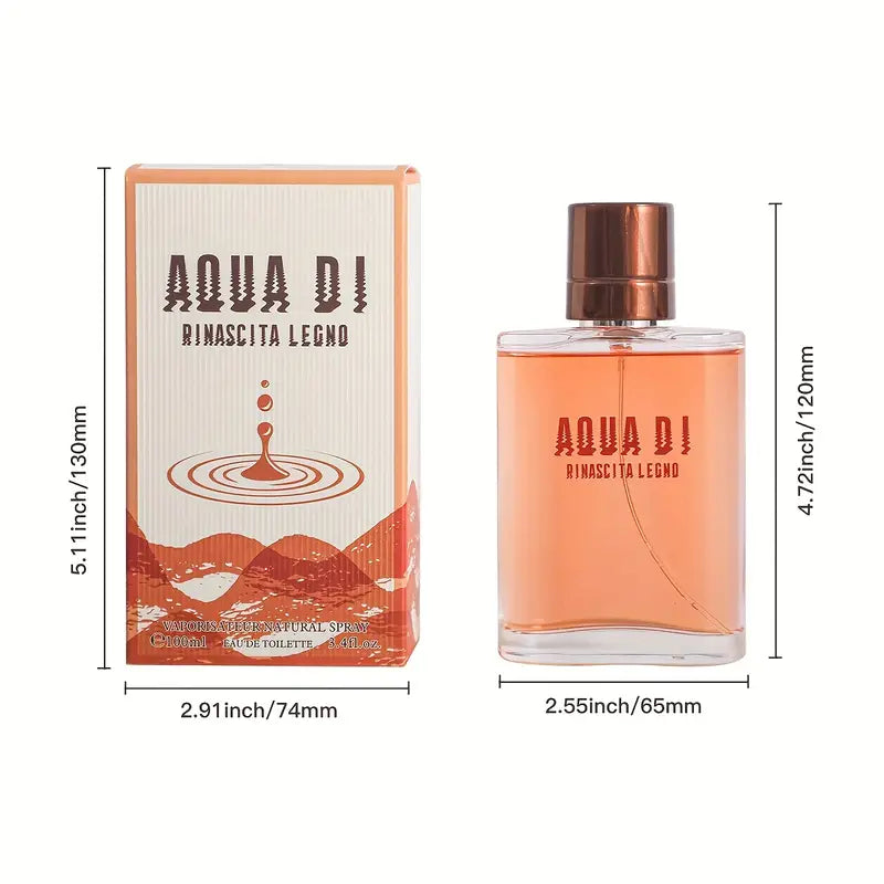 Woody Elegance: 100ml Refreshing Eau De Toilette for Men-3