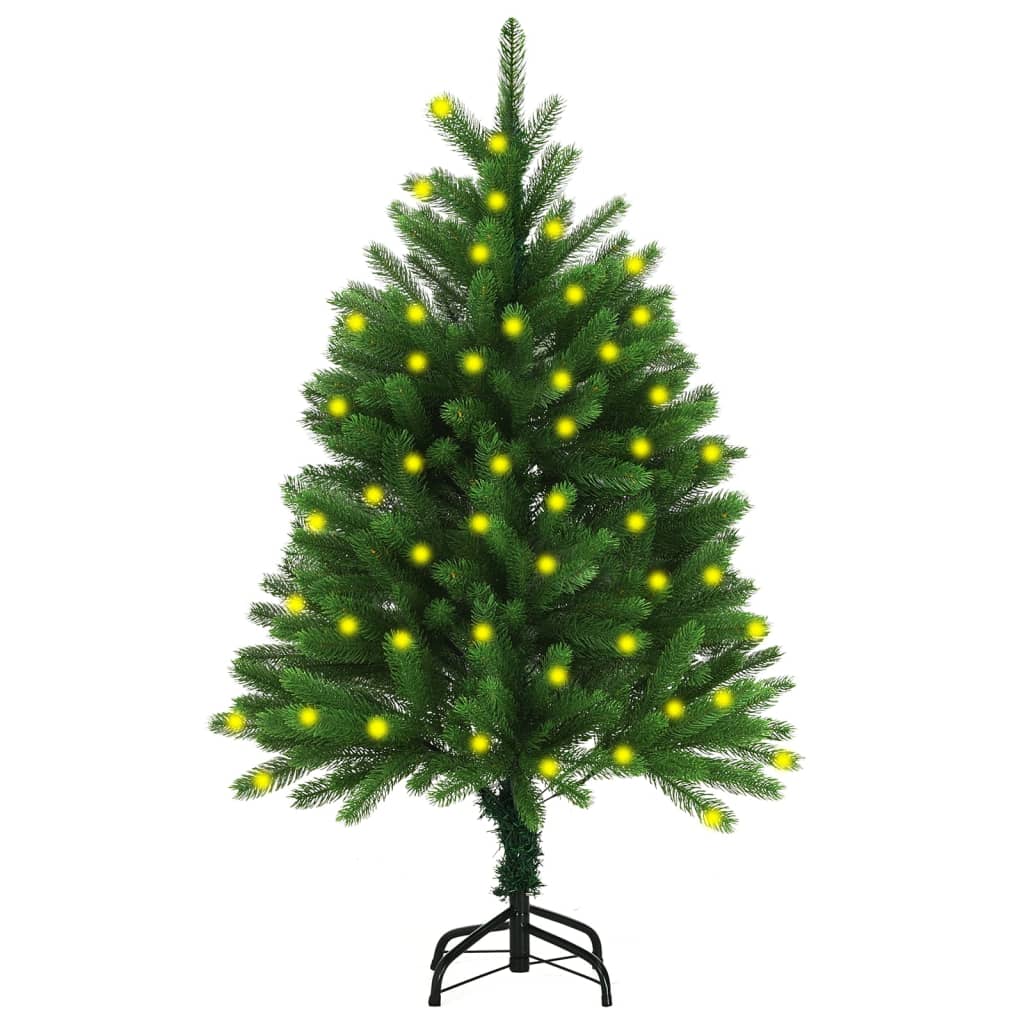 NNEVL Artificial Christmas Tree with LEDs 120 cm Green