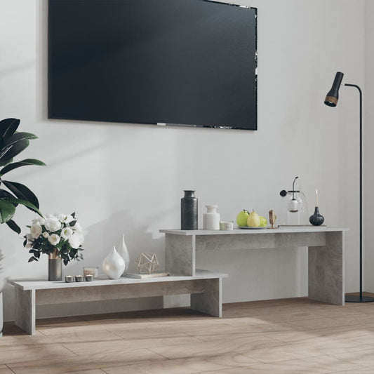 NNEVL TV Cabinet Concrete Grey 180x30x43 cm Chipboard-0