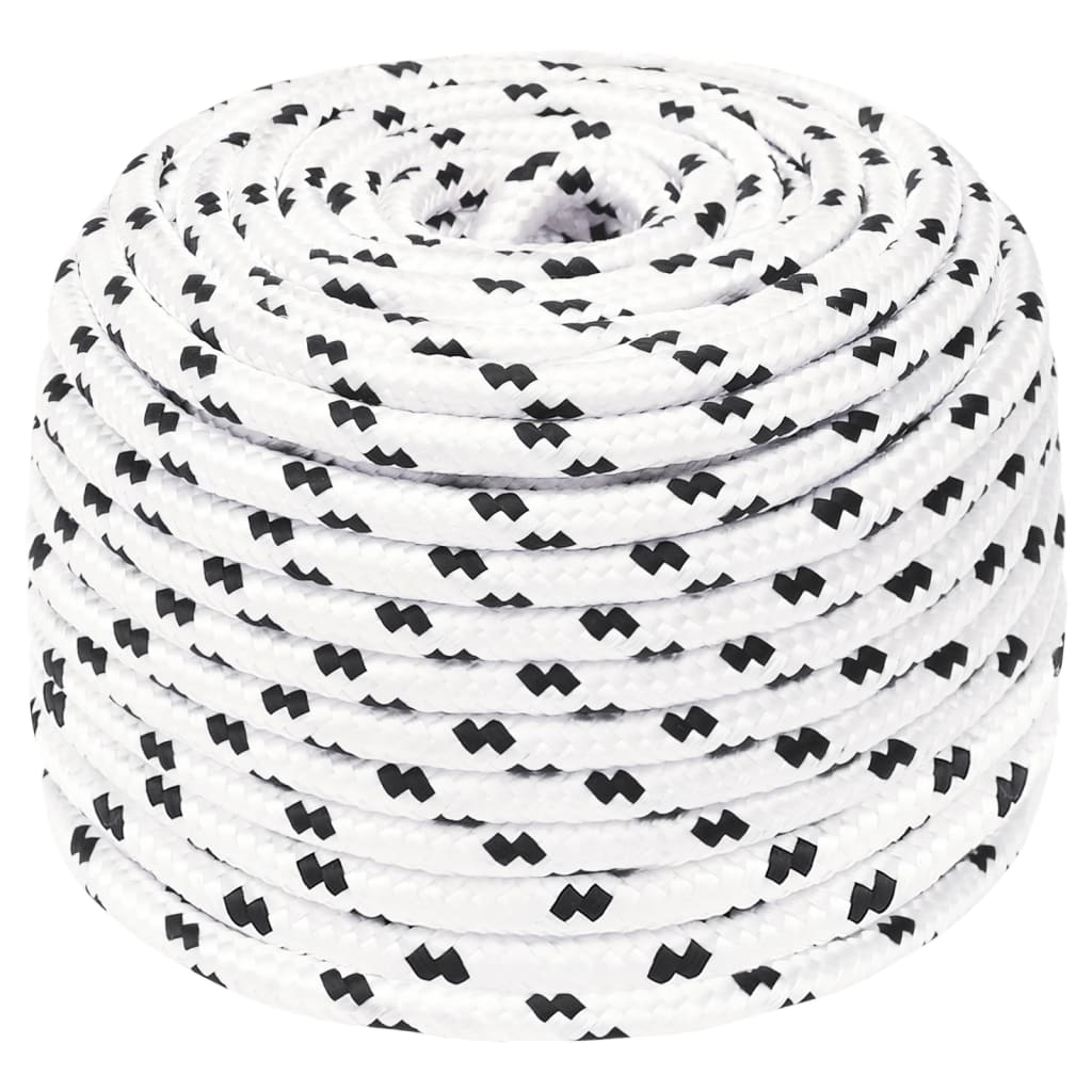 NNEVL Work Rope White 10 mm 100 m Polyester