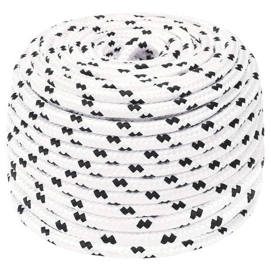 NNEVL Work Rope White 10 mm 100 m Polyester