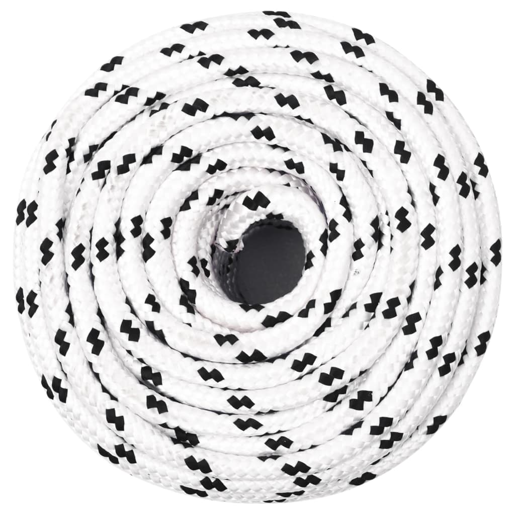 NNEVL Work Rope White 10 mm 100 m Polyester