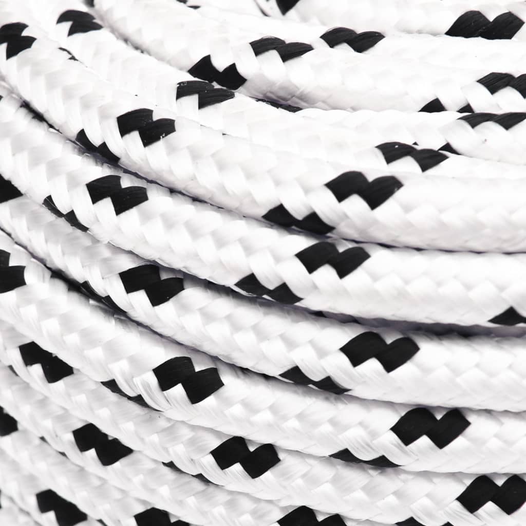 NNEVL Work Rope White 10 mm 100 m Polyester