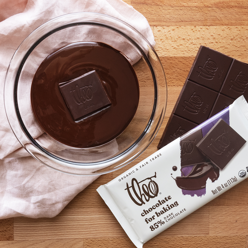 Theo Chocolate Organic 85% Dark Chocolate (10x4 OZ)