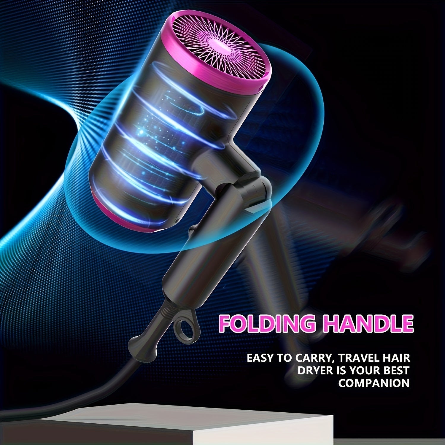 Hair Dryer with High Power Foldable Travel (1800W)-4