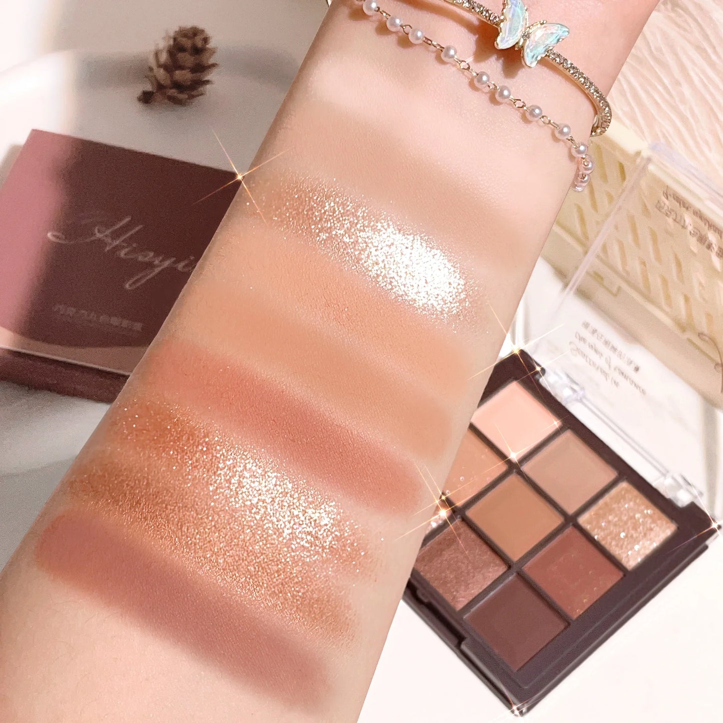 Cashymart 9 Color Chocolate Eyeshadow Palette