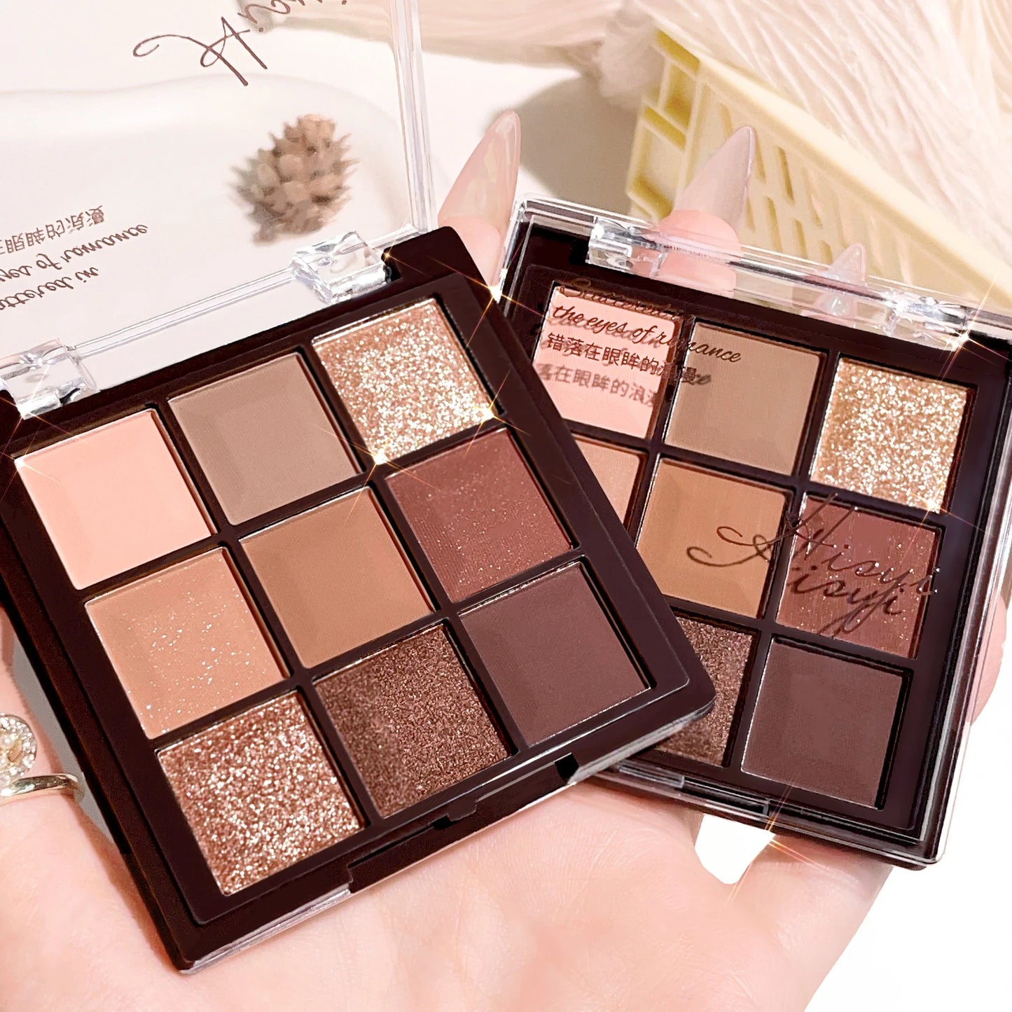 Cashymart 9 Color Chocolate Eyeshadow Palette