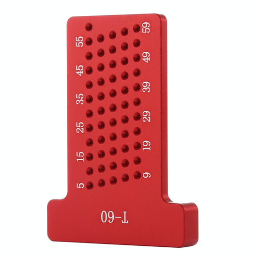 NNEIDS Woodworking T60 T-Shaped Aluminum Ruler For Marking And Fixing-0