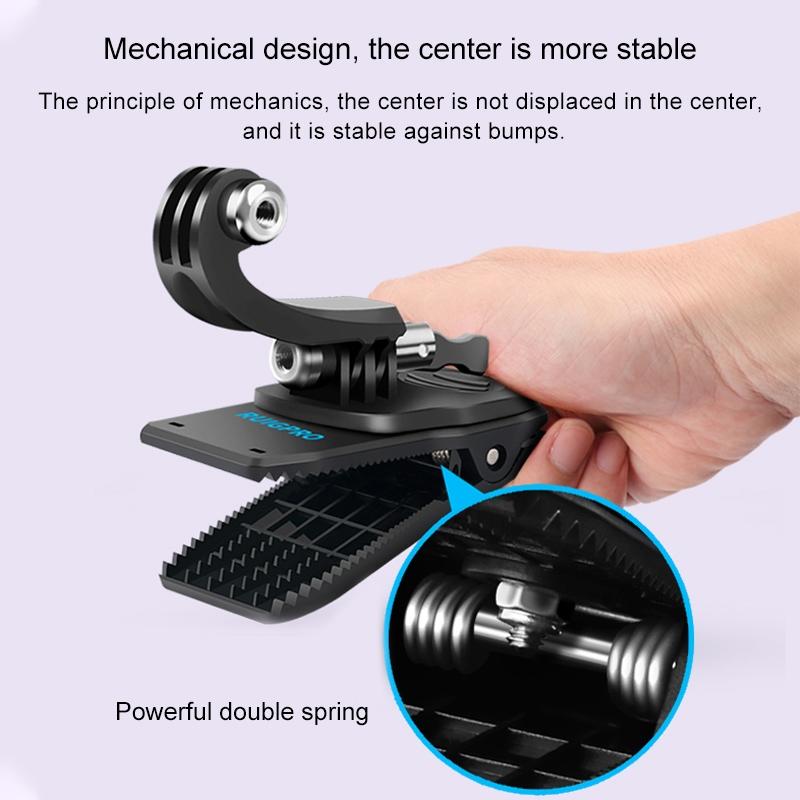 NNEIDS 360 Degree J-Type Backpack Mount For Gopro Dji And Action Cameras-3