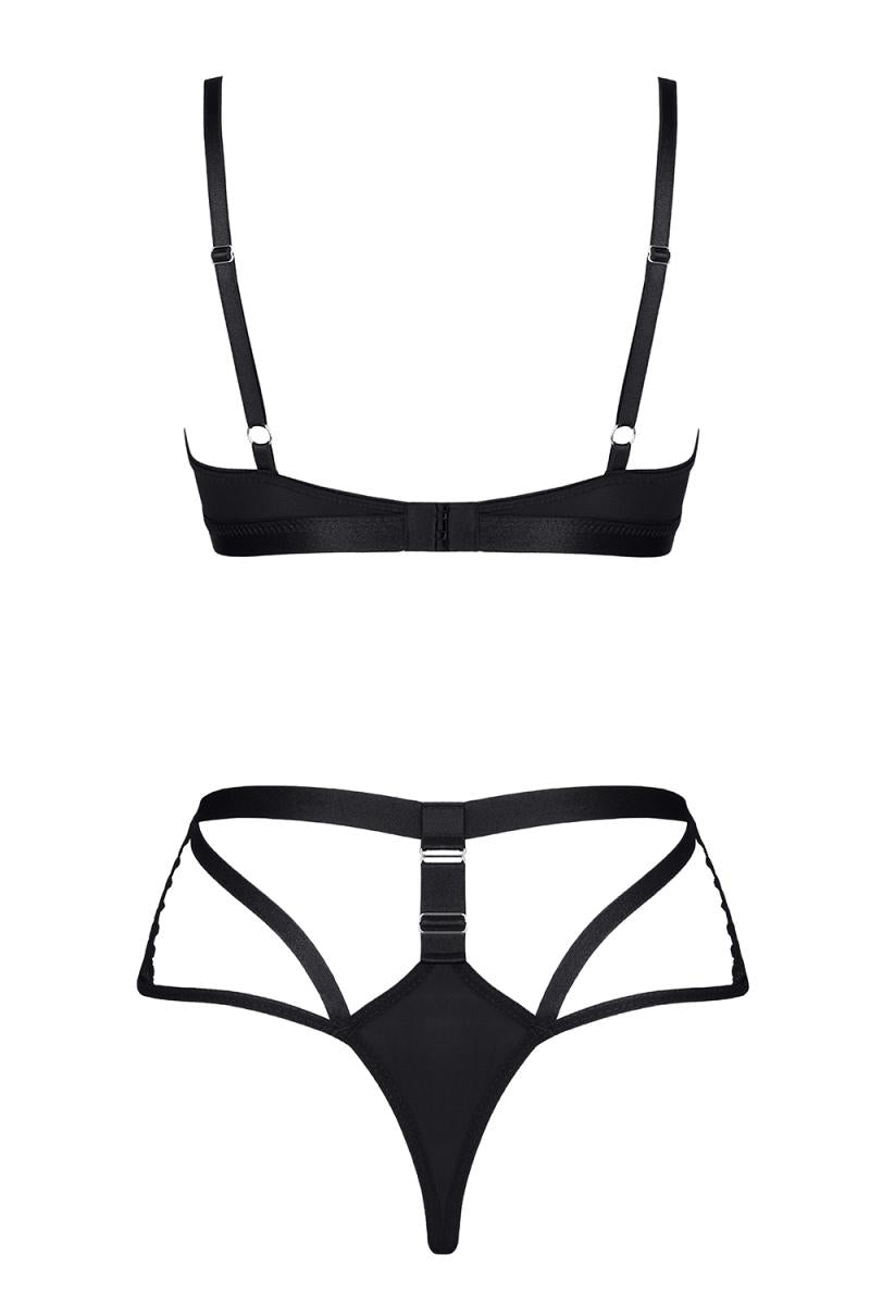 schwarzes Set LXSarita001 - XXL