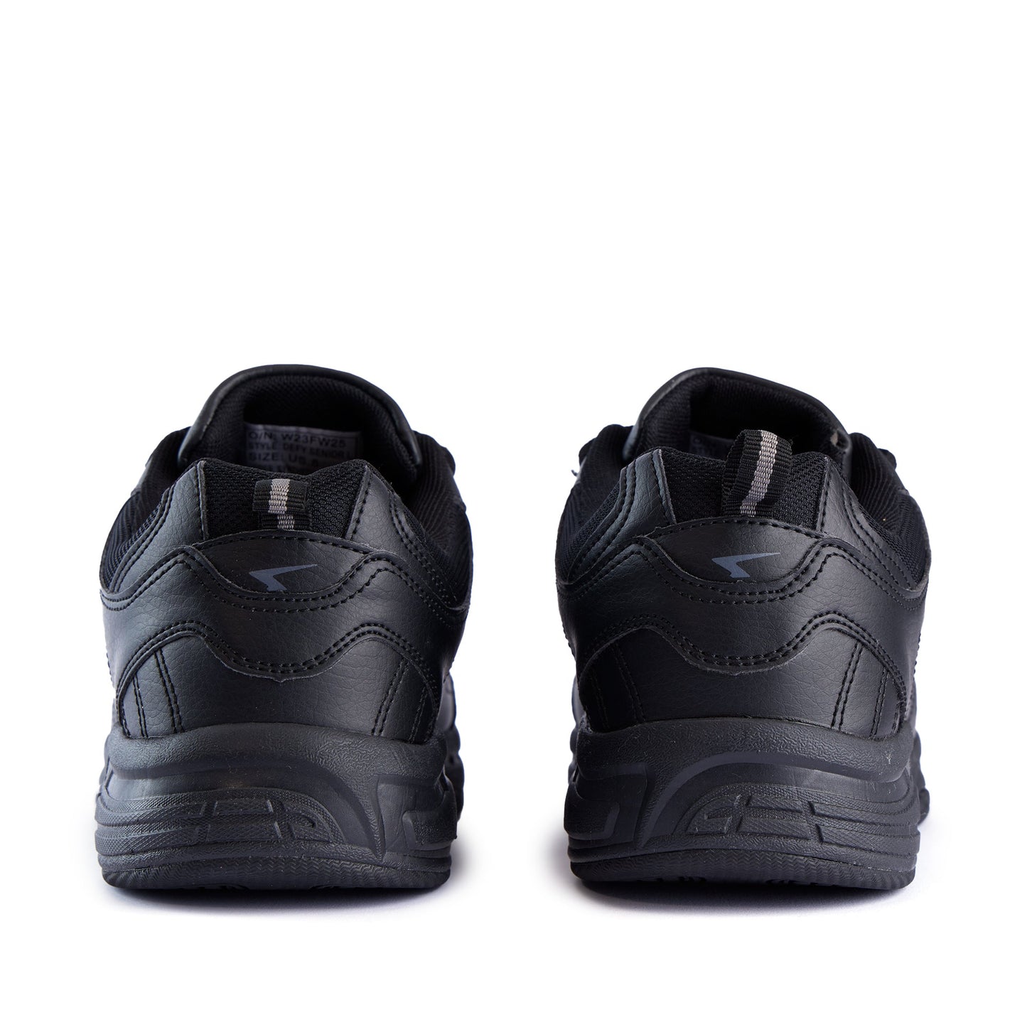 Defy Senior Leather Lace Up  Cross Trainer - Black