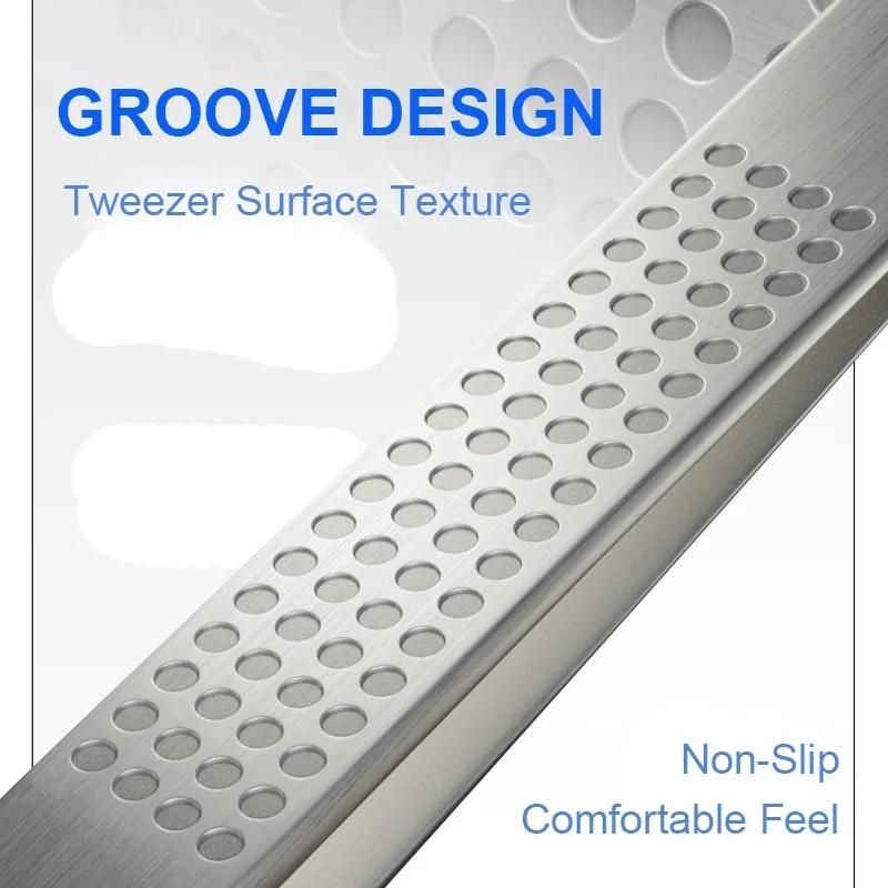 NNEIDS 17 Non-Magnetic Stainless Steel Tweezer For Mechanics-1