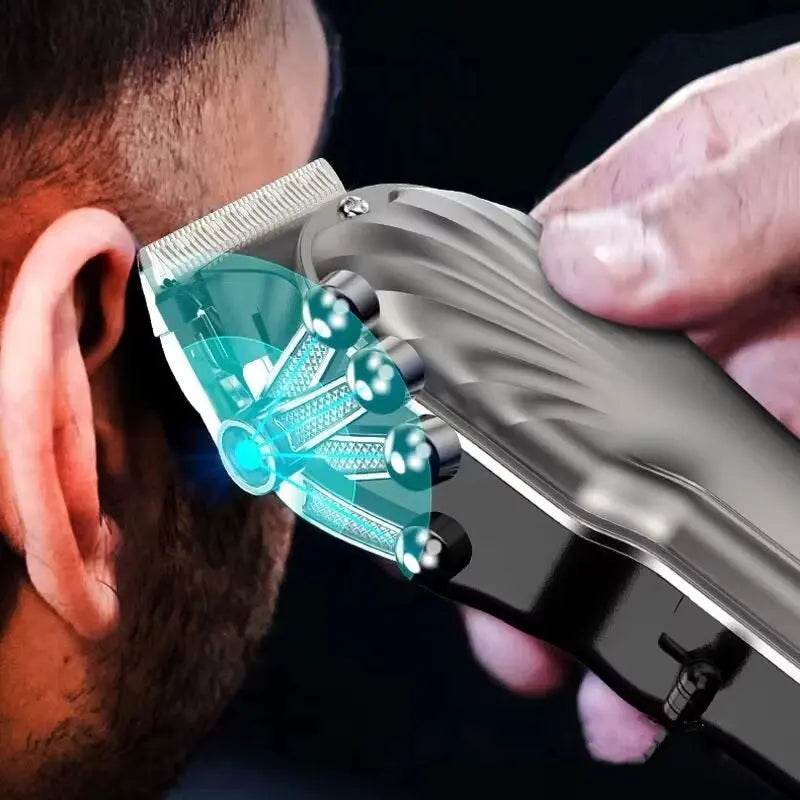 Hair Clipper And Beard Trimmer USB Cordless Tool for Men Black-4