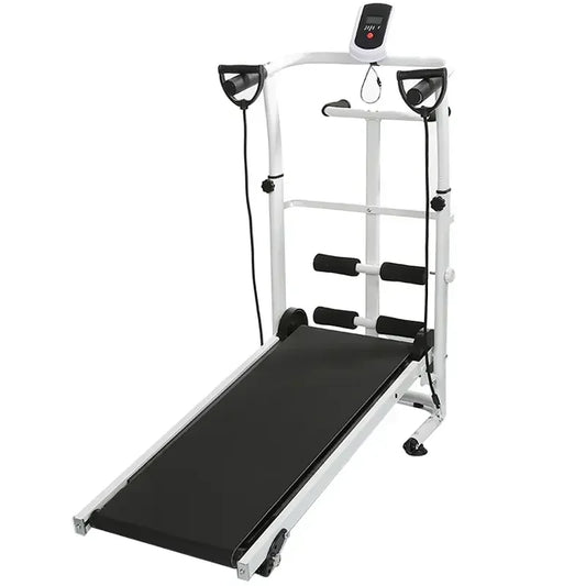 NNEOBA Adjustable Silent Mechanical Treadmill for Home Fitness-0