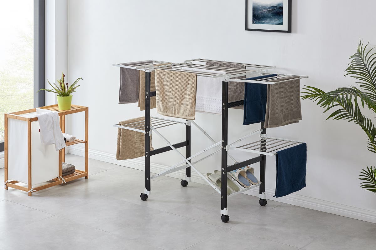 NNEKGE Premium Washing Clothes Drying Rack-1