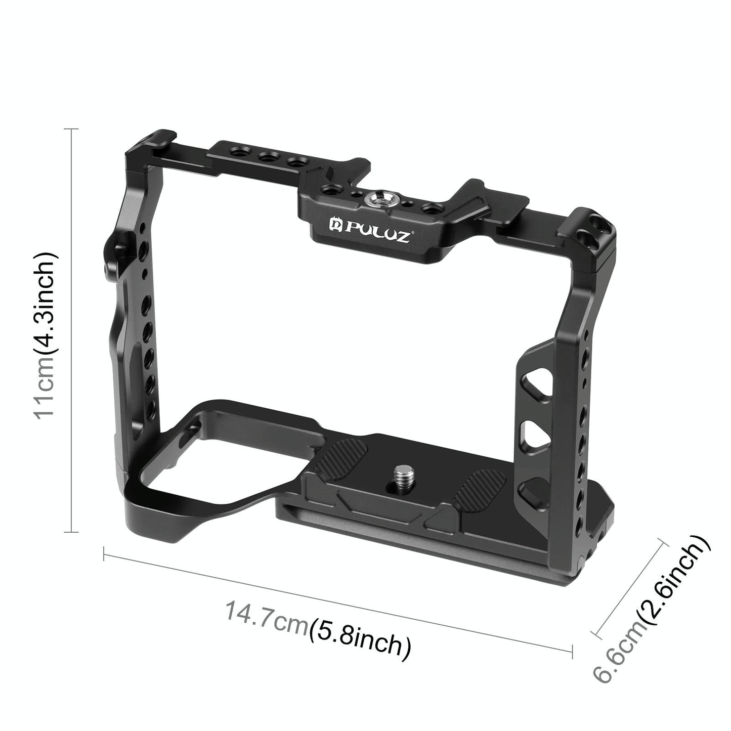 NNEIDS Sony A7 Camera Cage Stabilizer Rig - Metal Black-0