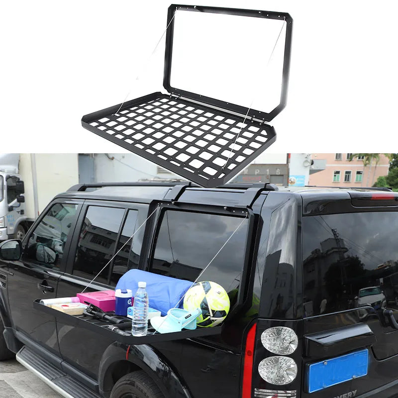 Rear Window Glass Armor Shelf Storage Rack for Land Rover Discovery-1