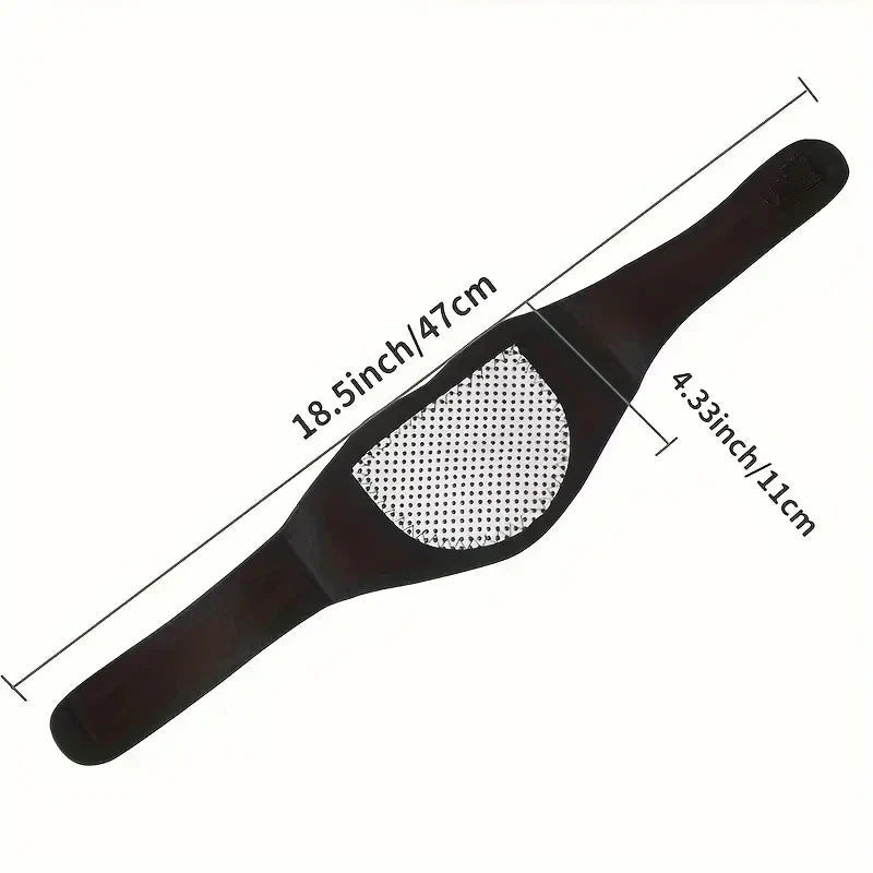 Self-Heating Magnetic Neck Support Brace Black-4