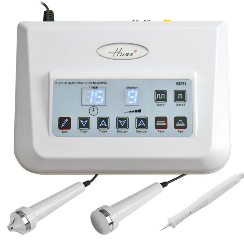3-in-1 Ultrasonic Facial Machine with Plasma Freckle Pen-0