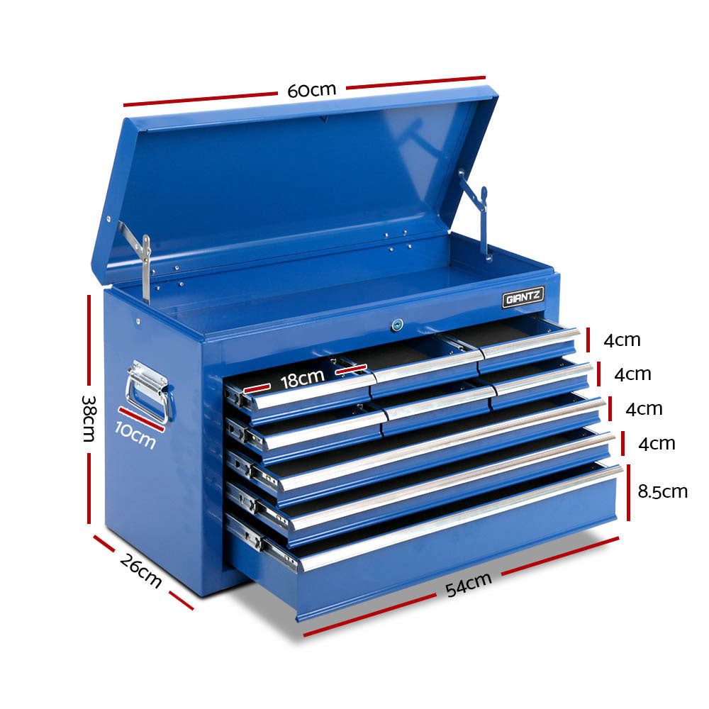 NNEDSZ 14 Drawers Toolbox Chest Cabinet Mechanic Trolley Garage Tool Storage Box-1