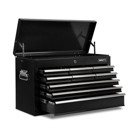NNEDSZ 9 Drawer Mechanic Tool Box Storage - Black-0