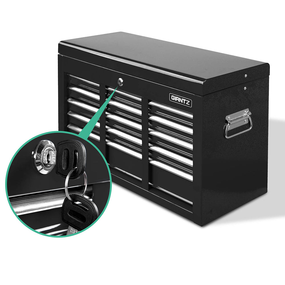 NNEDSZ 9 Drawer Mechanic Tool Box Storage - Black-2