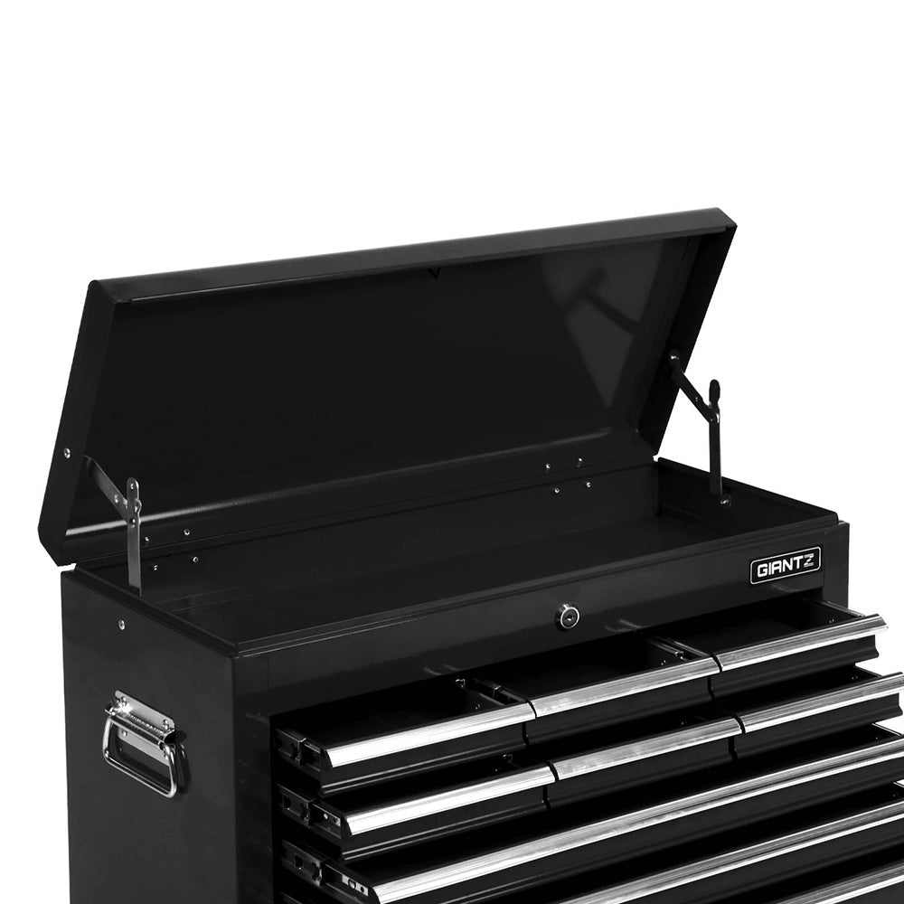 NNEDSZ 9 Drawer Mechanic Tool Box Storage - Black-3