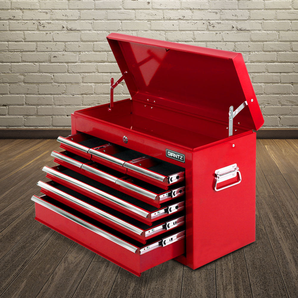 NNEDSZ 9 Drawer Mechanic Tool Box Storage - Red-3
