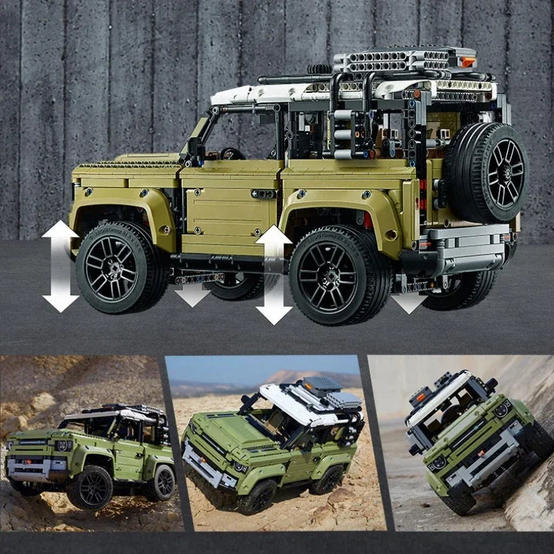 Technical Rover Defender Collector's Building Blocks Set-4