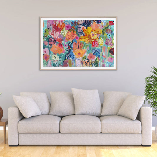 NNEDSZ Wall Art 70cmx100cm Carrie Schmitt Wood Frame Canvas