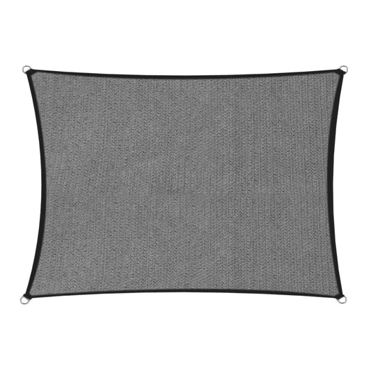 NNEDSZ 280gsm Outdoor Sun Shade Sail Canopy Grey - 3m X 2.5m-0