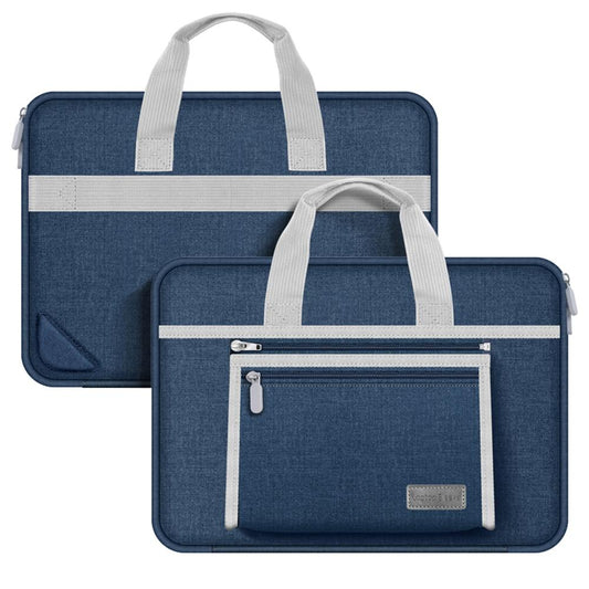 NNEDSZ Portable Oxford Laptop Bag - Durable Fabric Multiple Colours - Dark Blue-0