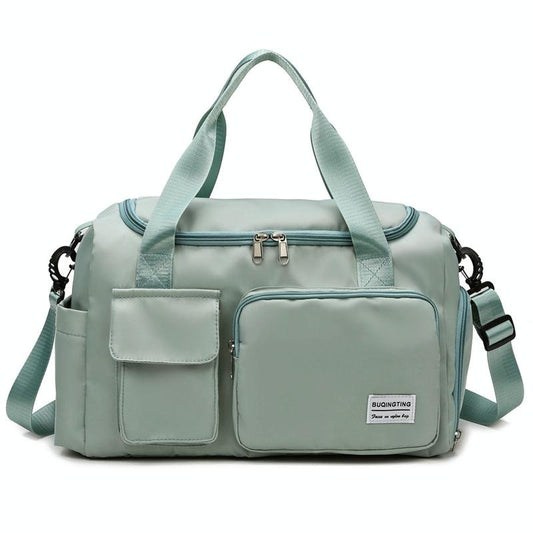 NNEDSZ Waterproof Gym Bag for Travel - Size l - Fruit Green-0