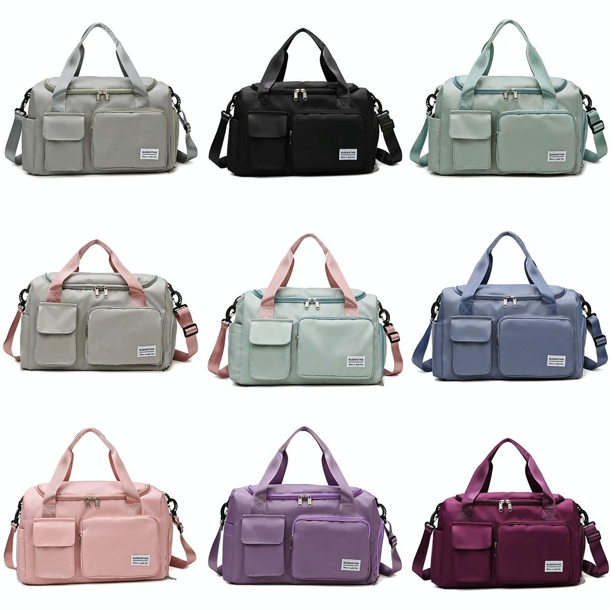 NNEDSZ Waterproof Gym Bag for Travel - Size l - Fruit Green-2
