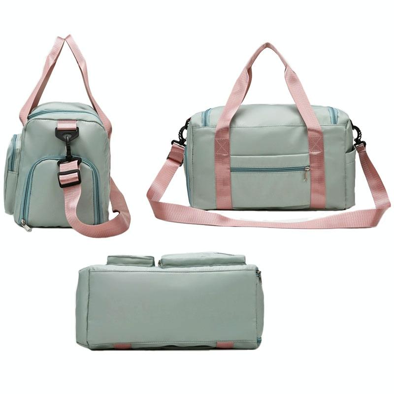NNEDSZ Waterproof Gym Bag for Travel - Size l - Fruit Green-3