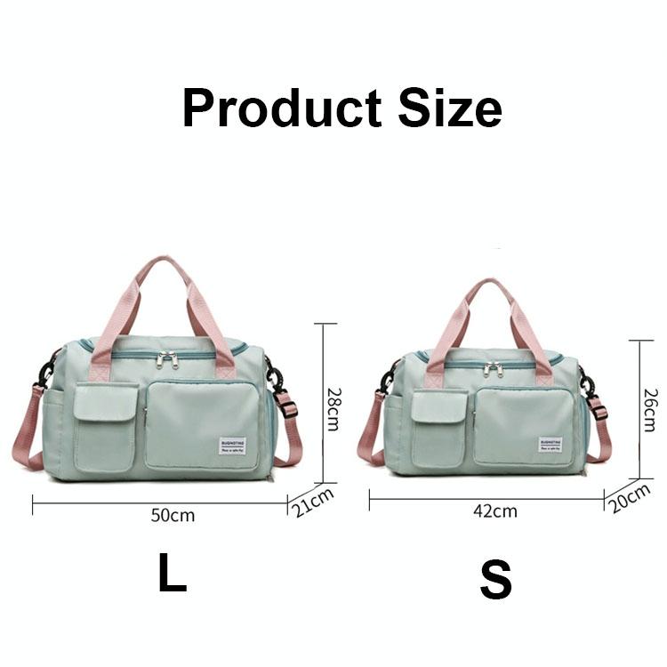 NNEDSZ Waterproof Gym Bag for Travel - Size l - Fruit Green-4