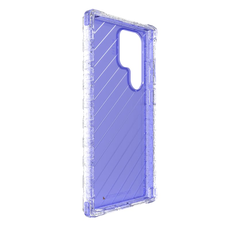 NNEDSZ EFM Dakar Case Armour with D3O Crystalex for Samsung Galaxy S23 Ultra - Glitter Violet-3