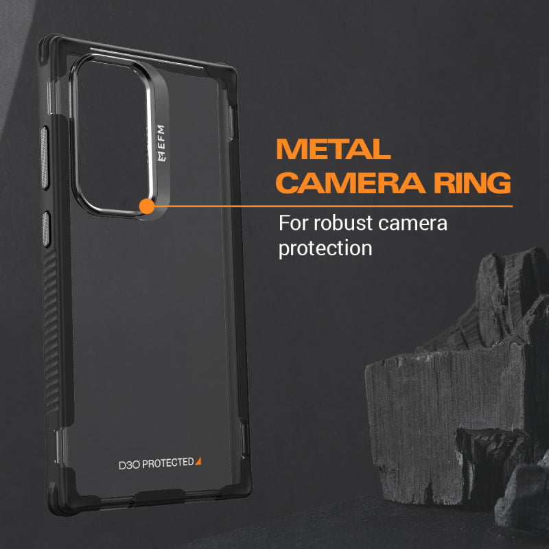 NNEDSZ EFM Cayman Case Armour with D3O BIO for Samsung Galaxy S24 Ultra - Carbon-2